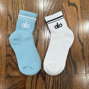 Alo Throwback socks 2 pairs brand new